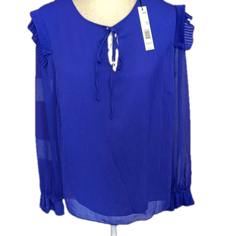 NWT TThari Purple Blouse M